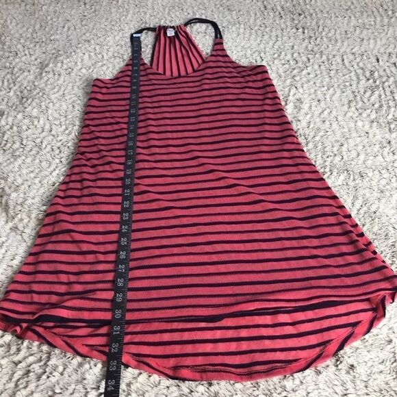 SPLENDID Pink Striped Sleeveless Tunic Small | SPLENDID fit flare tunic small - Picture 7 of 9